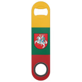 Litouwse wapenschild speed flessenopener (Voorkant)