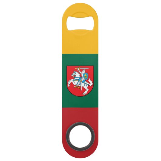 Litouwse wapenschild speed flessenopener (Voorkant)