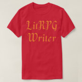 LitRPG Writer T-shirt (Design voorkant)