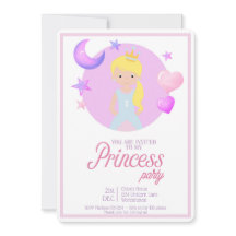 Litte Princess Birthday Party Invitation