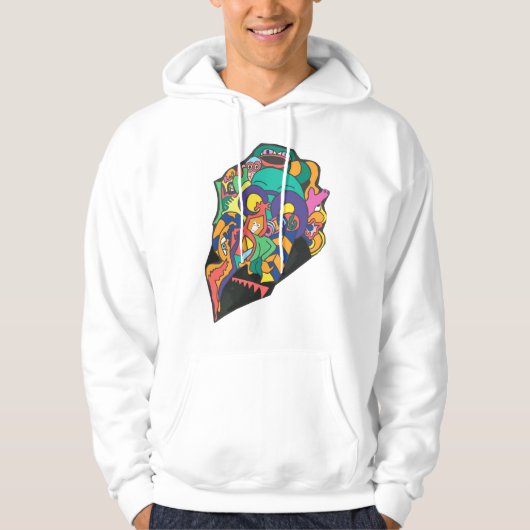Littekens op het gezicht hoodie (Voorkant)
