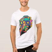 Littekens op het gezicht Tri-Blend shirt (Voorkant)