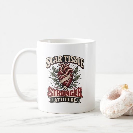 Littekens & Sterkere Houding Koffiemok (Met donut)