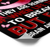 Littekens vertellen een verhaal Brain Aneurysm Awa Poster (Hoek)