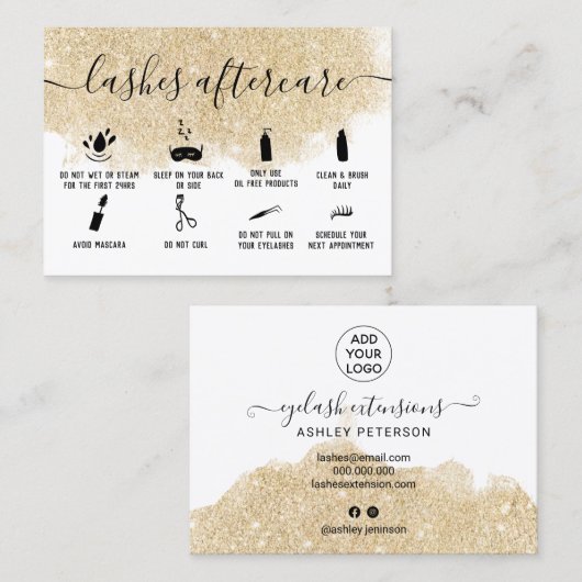 litter in de naslagwerken visitekaartje (Voorkant / Achterkant)