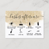 litter in de naslagwerken visitekaartje (Voorkant)