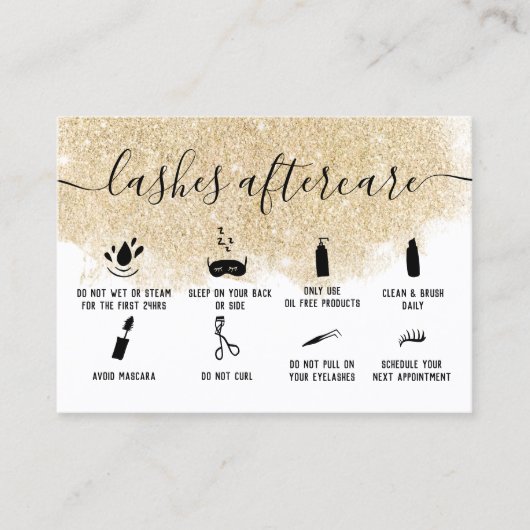 litter in de naslagwerken visitekaartje (Voorkant)