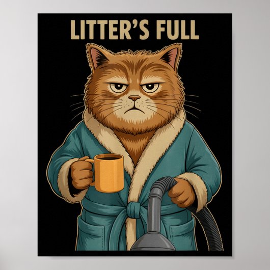 Litter’s Full Cat Ugly Christmas Poster (Voorkant)