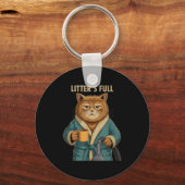 Litter’s Full Cat Ugly Christmas Sleutelhanger (Voorkant)