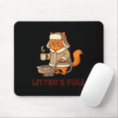 Litter’s Full Funny Cat Lovers Christmas Xmas Muismat (Met muis)