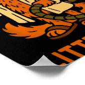 Litter’s Full Funny Cat Lovers Christmas Xmas  Poster (Hoek)