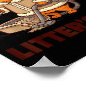 Litter’s Full Funny Cat Lovers Christmas Xmas Poster (Hoek)