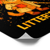 Litter’s Full Funny Cat Lovers Happy New Year Poster (Hoek)