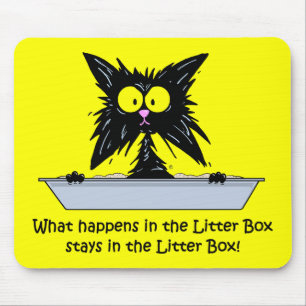 Litterbox Cat Muismat