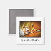 LitterBoxBlowOut Magneet (Voorkant / Achterkant)