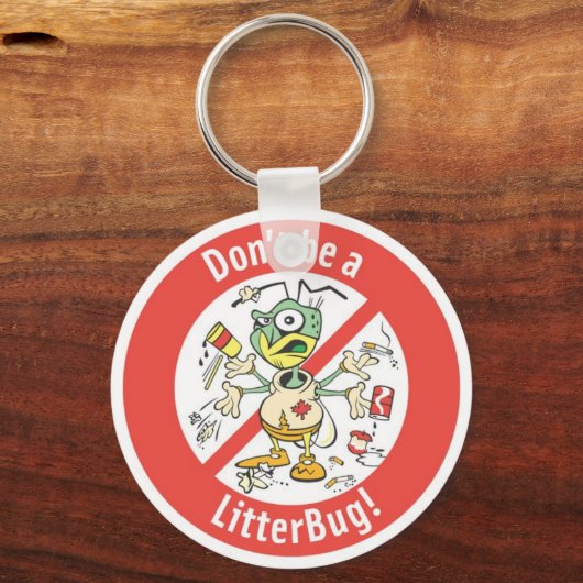 litterbug sleutelhanger (Voorkant)
