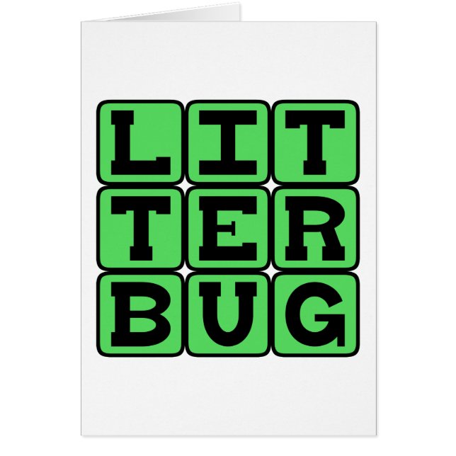 Litterbug, vuilnisbak (Voorkant)