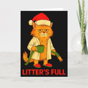Litter's Full Cat Parodie T-shirt _2 Kaart
