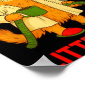 Litter's Full Cat Parodie T-shirt _2  Poster (Hoek)