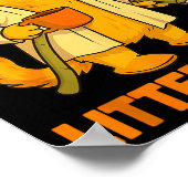 Litter's Full Christmas Cat, Funny Christmas Kitty Poster (Hoek)