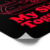 Litter's Full Funny Cat Humor Meme Cat Mom Cat Dad Poster (Hoek)