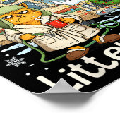 Litter's Full Funny Cat Parody Outfit Sarcastic Ch Poster (Hoek)