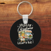 Litter's Full Funny Cat Parody Outfit Sarcastic Ch Sleutelhanger (Voorkant)