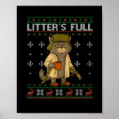 Litter's Full Funny Parody Outfit Sarcastic Christ Poster (Voorkant)