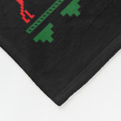 Litter's Full Merry Christmas Funny Cat Lover Ugly Fleece Deken (Hoek)