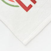 Litter's Full Merry Christmas Funny Cat Lovers Hol Fleece Deken (Hoek)