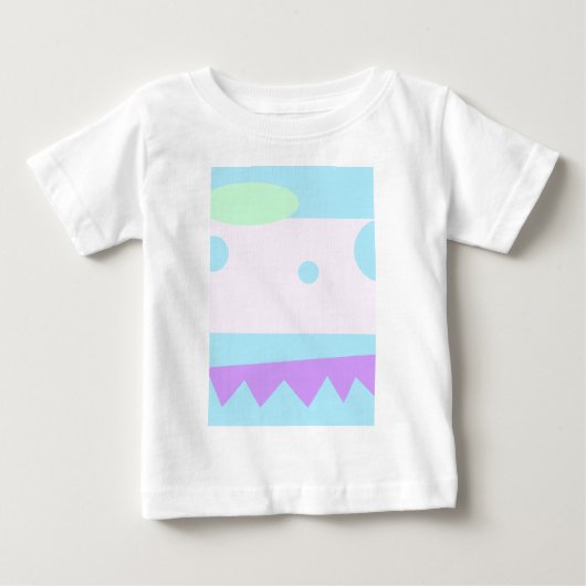 Little Abstract Monster Baby T-shirt (Voorkant)