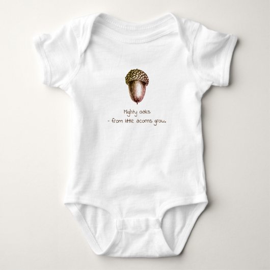 Little Acorn Baby Romper (Voorkant)