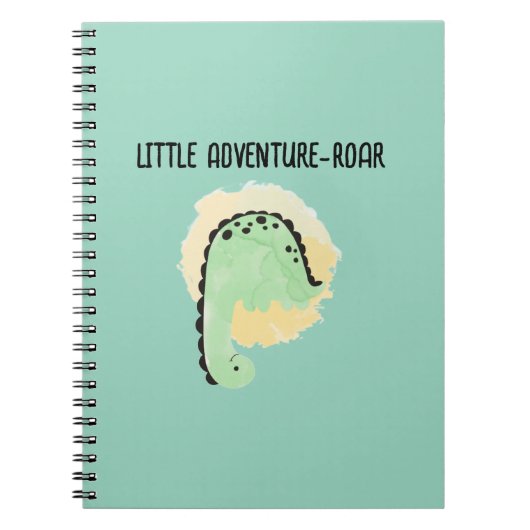Little Adventure-Roar - Spiral Notitieblok Notitieboek (Voorkant)