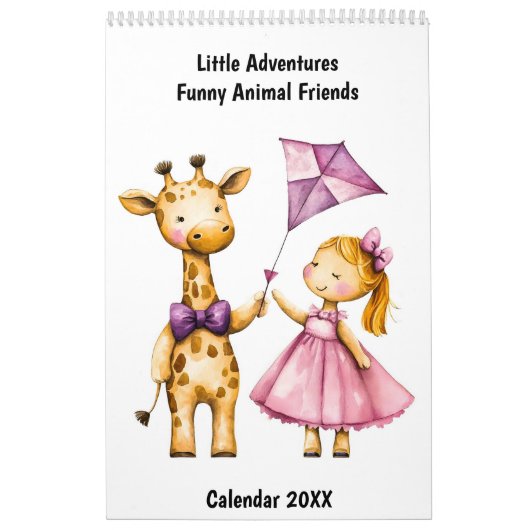 Little Adventures – Funny Animal Friends Calendar Kalender (Hoes)