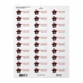 Little African American Christmas Witch Etiket (Full Sheet)