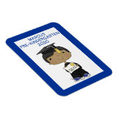 Little Afstuderen Boy Dark Skin Magneet (Rechterzijde)