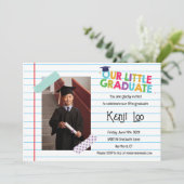 Little Afstuderen Invitation Kaart (Staand voorkant)