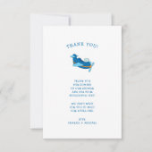 Little Airplane baby shower bedankbriefje Bedankkaart (Voorkant)