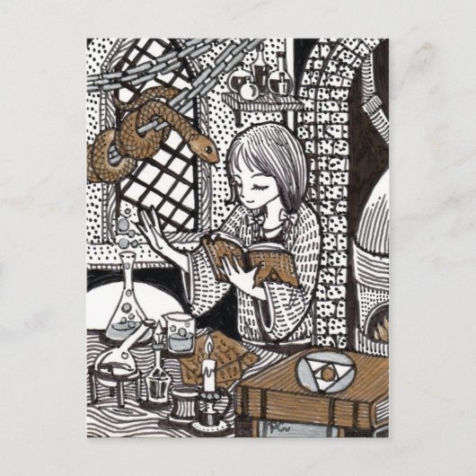 Little Alchemist Briefkaart (Voorkant)