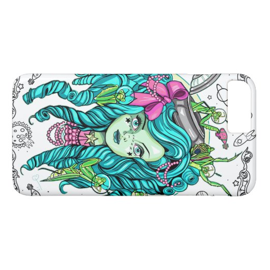 Little Alien Apple iPhone 7 Plus Case-Mate iPhone Case (Achterkant (Horizontaal))