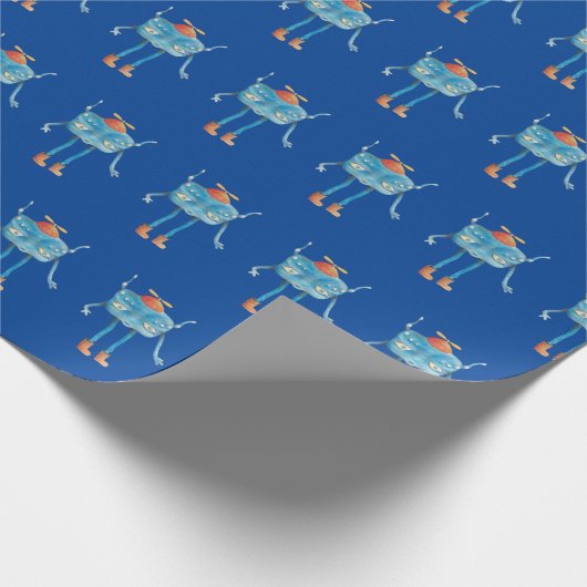 Little Alien Pi Cadeaupapier (Hoek)