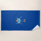 Little Alien Pi Illustration Strandlaken (Voorkant)