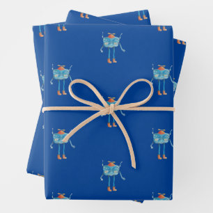 Little Alien Pi Inpakpapier Vel