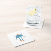 Little Alien Pi Kartonnen Onderzetters (Insitu)