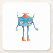 Little Alien Pi Kartonnen Onderzetters (Voorkant)