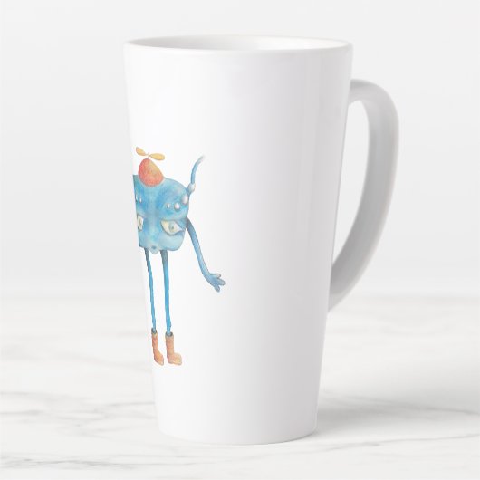 Little Alien Pi Latte Mok (Rechterhoek)