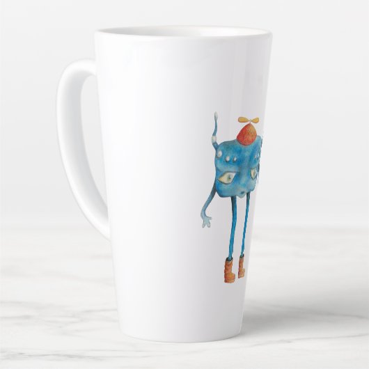 Little Alien Pi Latte Mok (Linkerhoek)