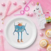 Little Alien Pi Papieren Bordje (Feest)