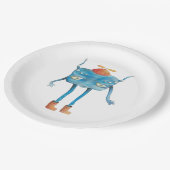 Little Alien Pi Papieren Bordje (Gekanteld)