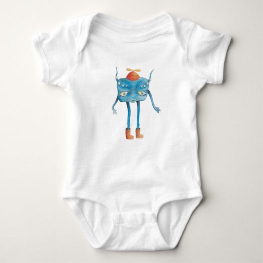 Little Alien Pi Romper (Voorkant)
